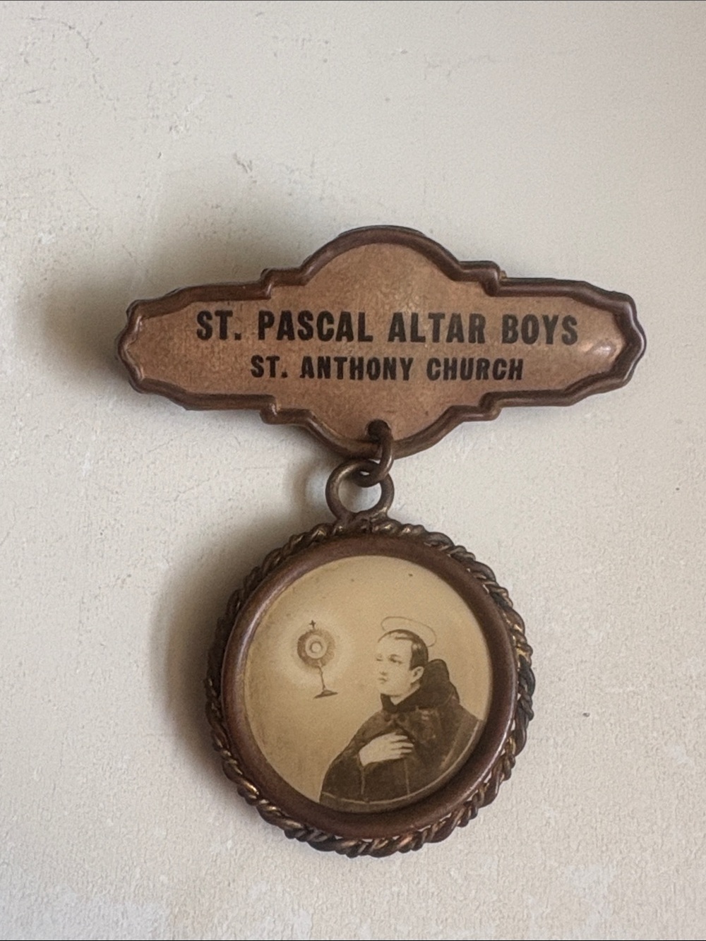 St. Pascal Altar Boys Bronze-Tone Medallion